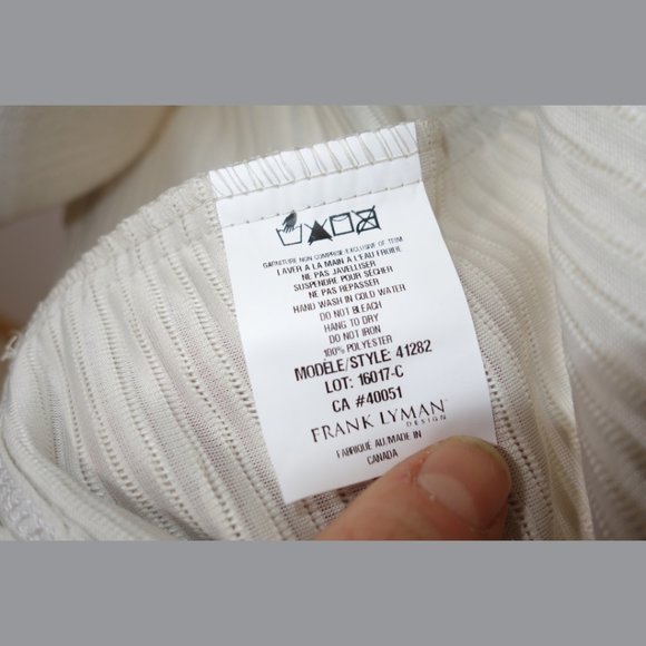 Frank Lyman Cream Cardigan Coat - size 6 - Picture 14 of 16